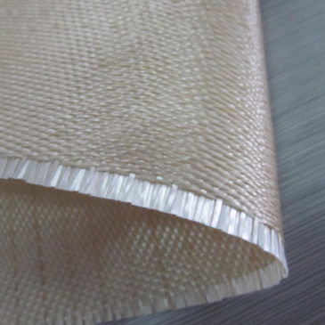 Heat treated fiberglass fabric